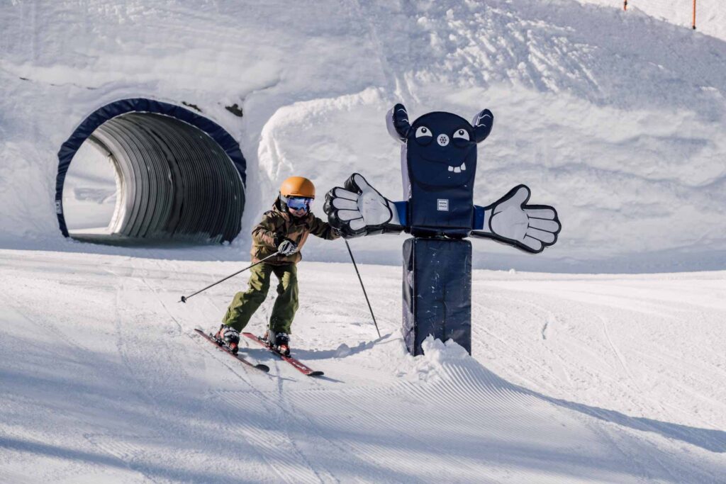 Skifahren im Funpark