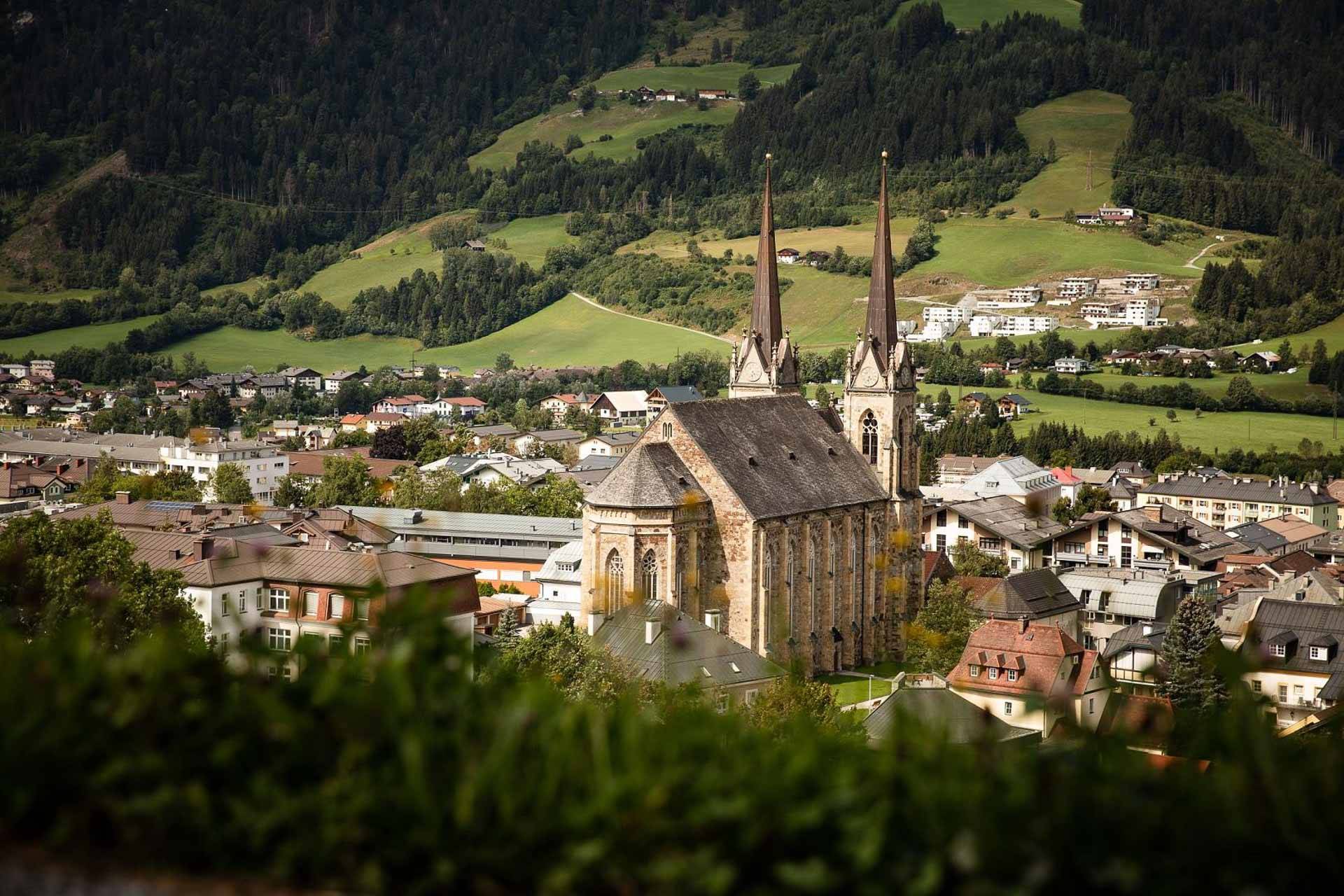 Blick über Stadt St. Johann im Pongau