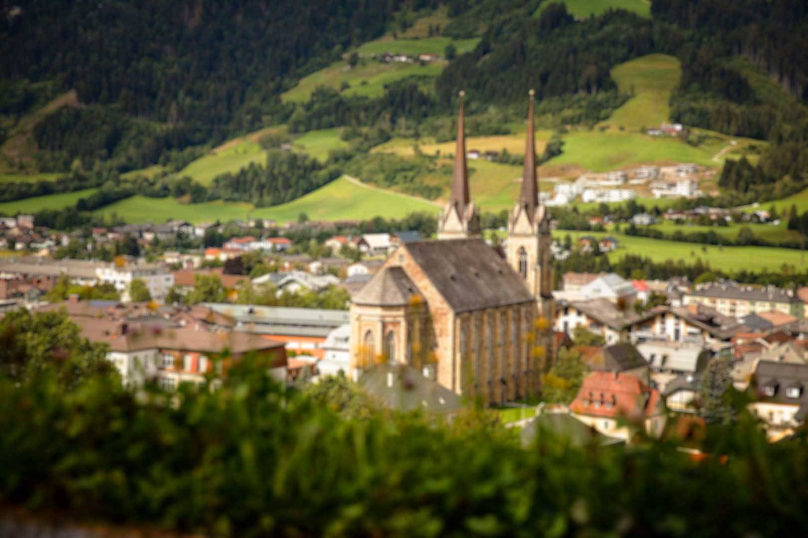 Blick über Stadt St. Johann