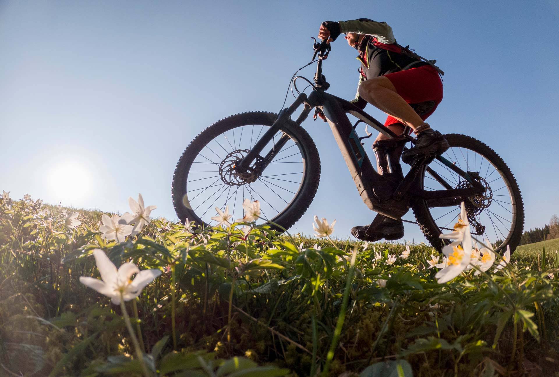 E-Bike in den Bergen