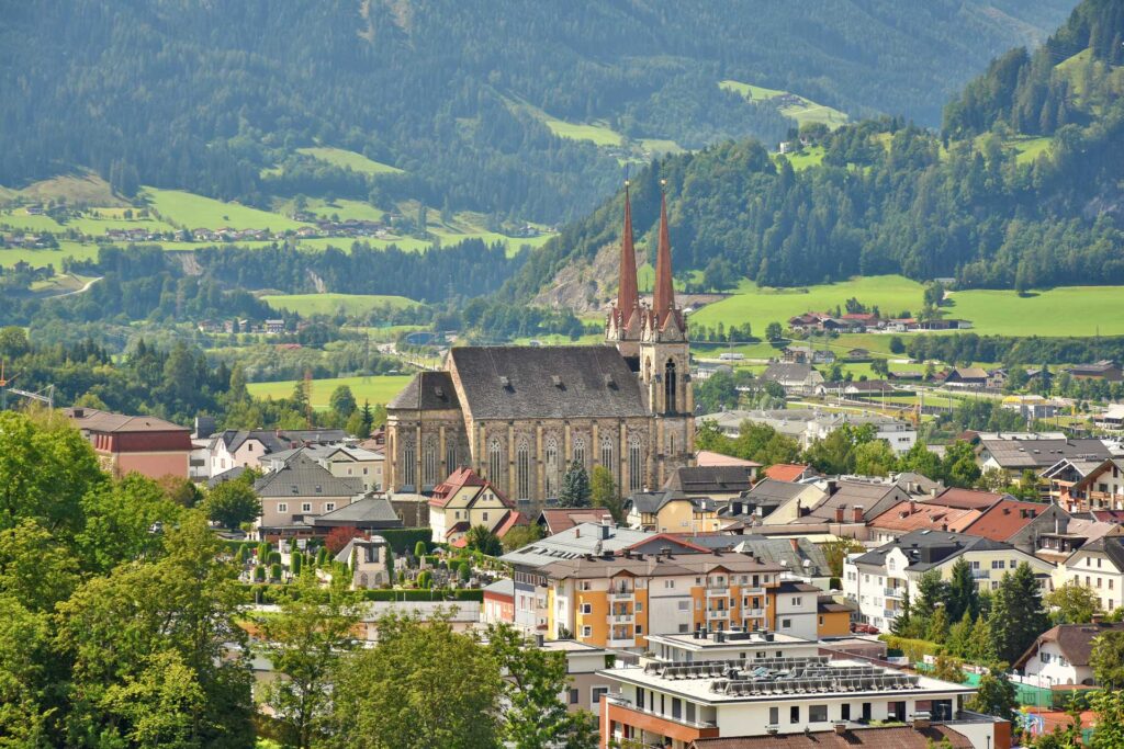 Blick über die Innen-Stadt St. Johanns